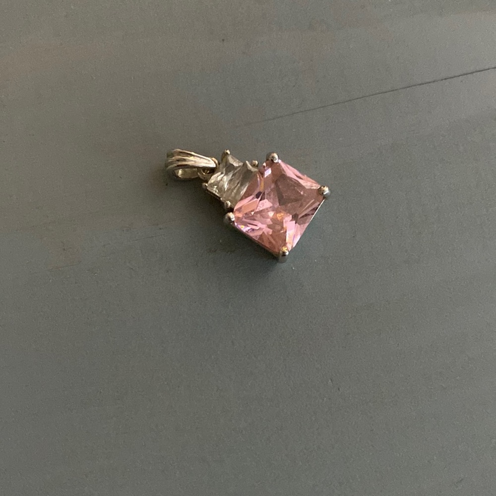Pink Ice Necklace Charm